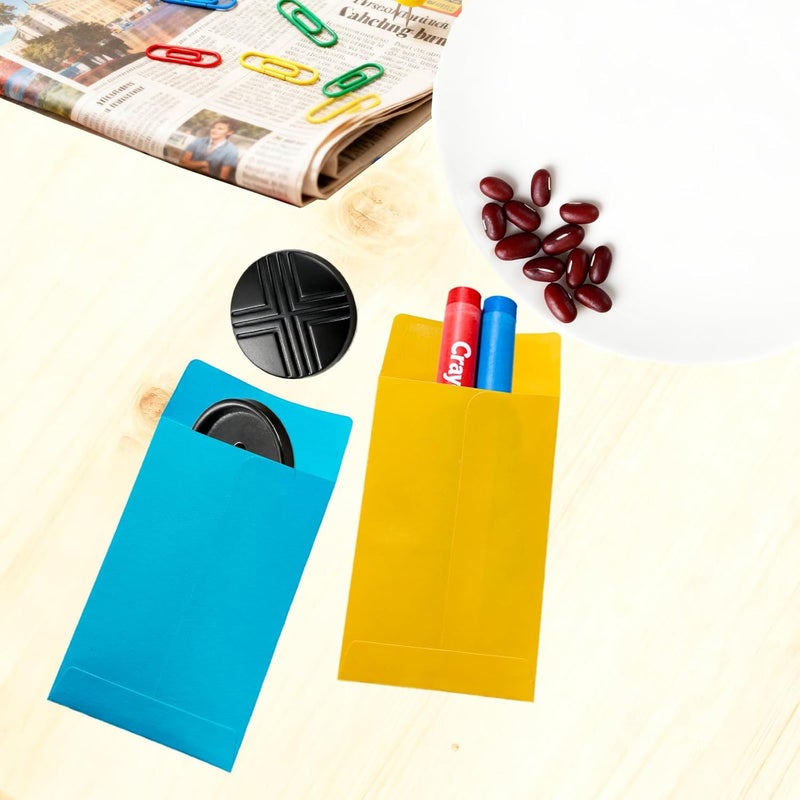 Volokitx 120-Pack 2.25×3.5 Inch Colorful Small Coin Envelopes, 10 Vibrant Colors, Mini Envelopes for Seeds, Small Items Storage, with Secure Full-Flap Seal - Image 3